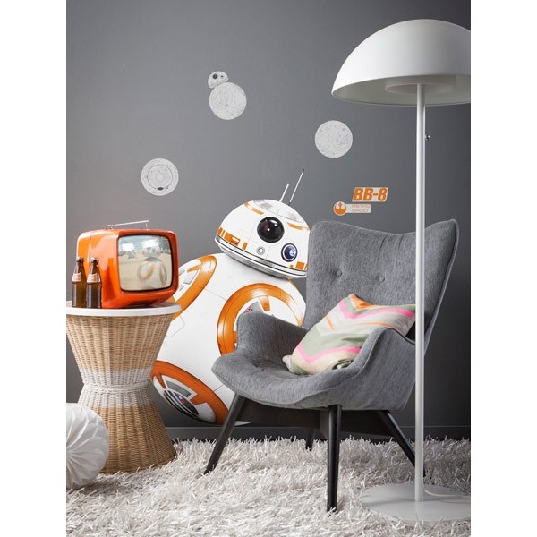 Star Wars - 2 planches Stickers BB8 Rey 16x11cm - Papeterie - LDLC
