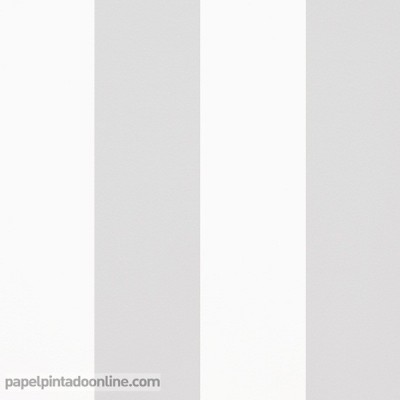 Papel pintado Rayas gris ▻ Infantdeco