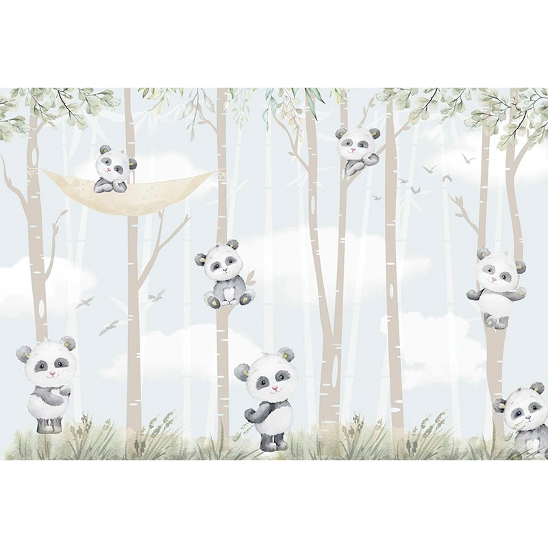 Papel Pintado Infantil Cute Forest Animal 