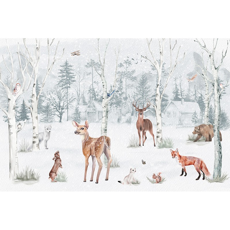 LES MERAVELLES D'HIVERN Llibre per pintar per a adults: Amb escenes d'hivern, arbres nevats, animals simpàtics i molt més. [Book]
