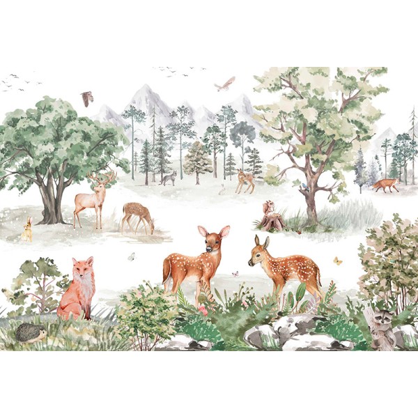 Mural Infantil Animals en Llibertat ANIM638