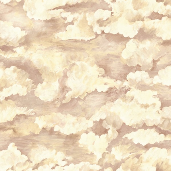 Papel pintado NUBES BEIGE ROSADO