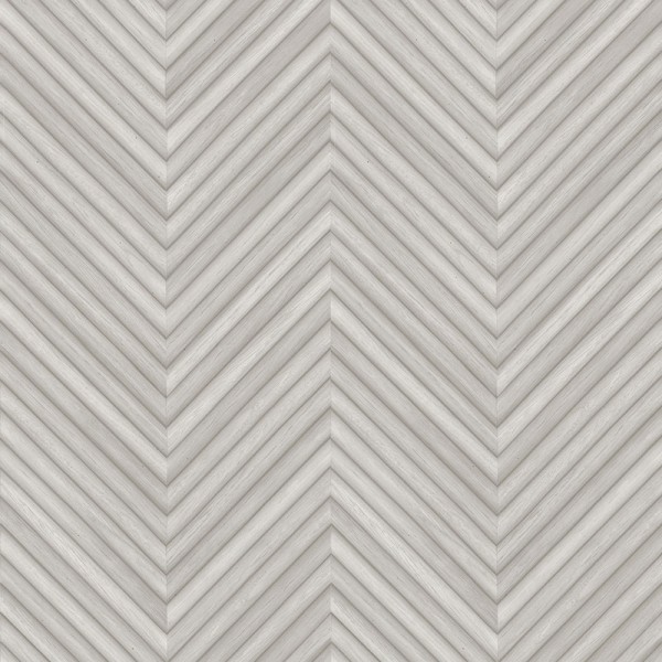 Papel pintado MADERA CHEVRON GRIS 33374