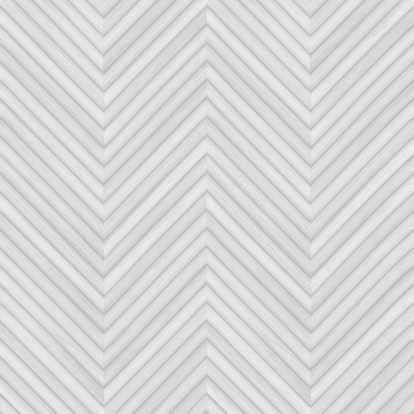 Papel pintado MADERA CHEVRON GRIS CLARO 33375