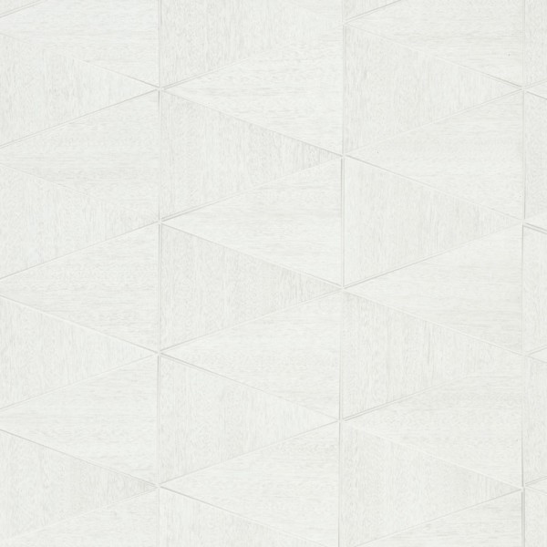 Papel pintado GEOMÉTRICO MADERA BLANCA 33356