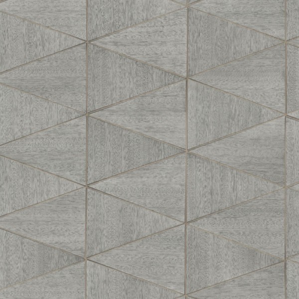 Papel pintado GEOMÉTRICO MADERA GRIS 33355