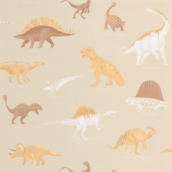 Papel de parede DINOSSAUROS INFANTIS MARROM MNM_10570_10_10