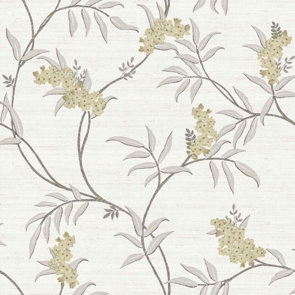 Papel de parede FLORAL JAPONÊS BEGE CREME 33301