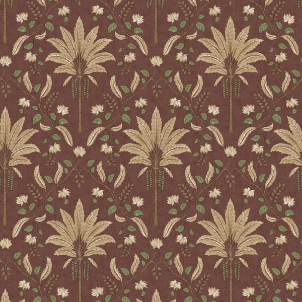 Paper pintat PALMERES VINTAGE MARRONS JE91792