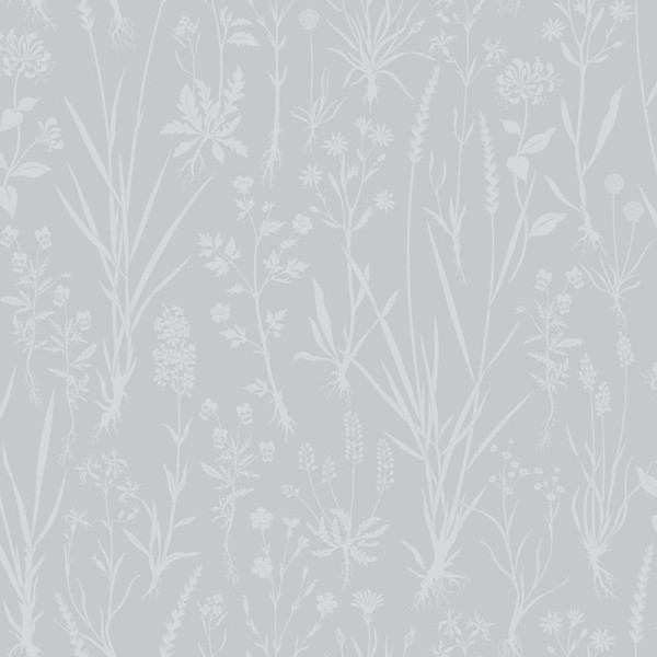 Papel pintado PLANTAS SILVESTRES GRIS 5312-1