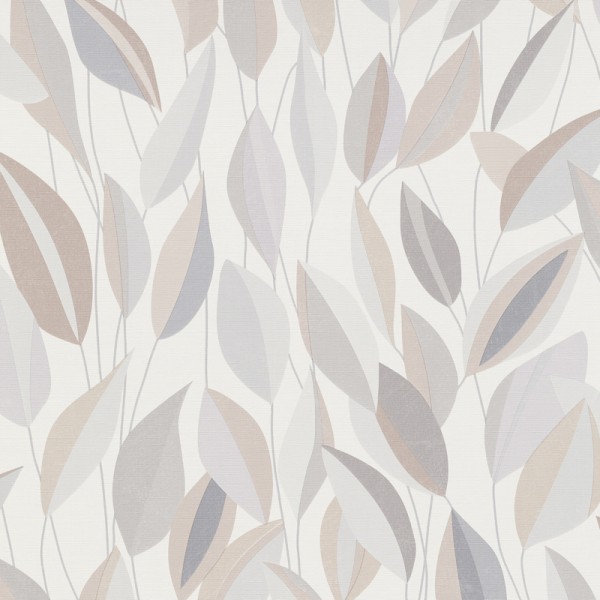 Paper pintat FULLES RETRO BEIGE I GRIS 10431-31