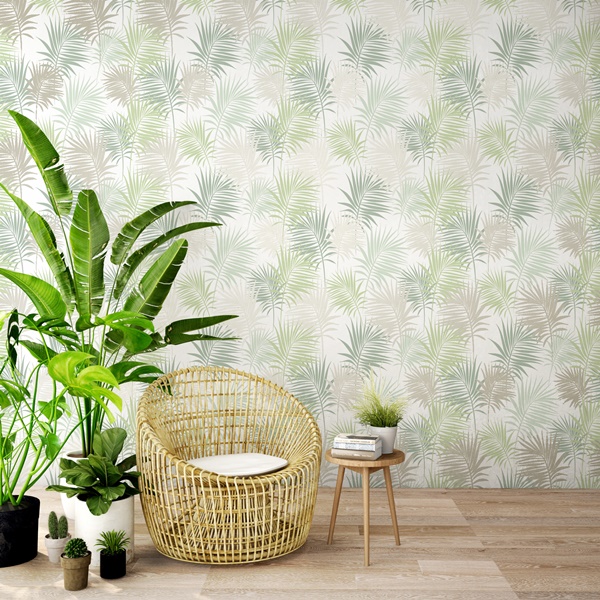 papel pintado tropical