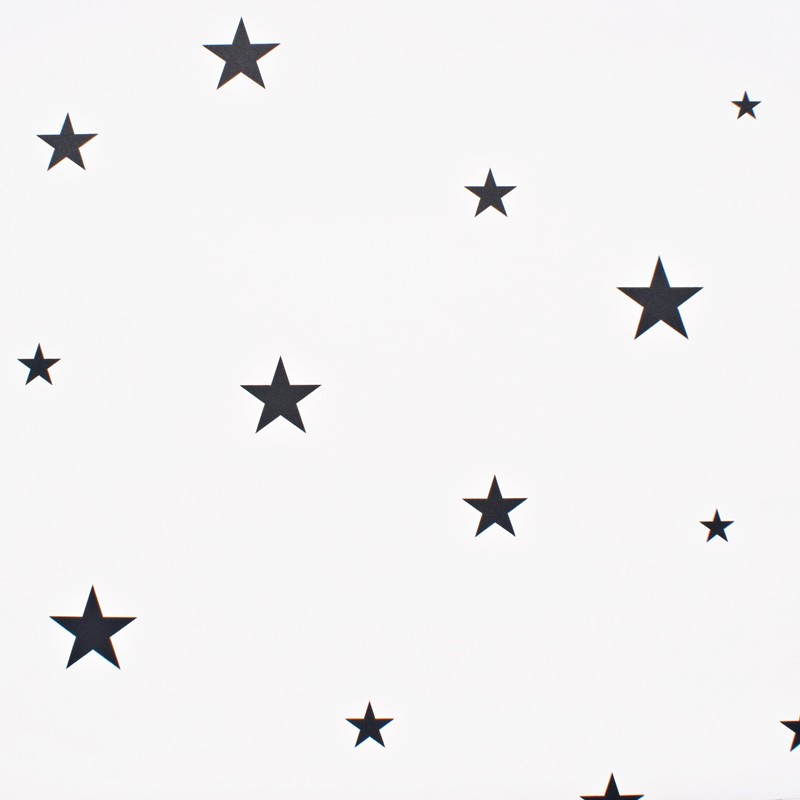 papel pintado estrellas negras