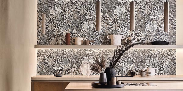 Decora tu cocina con papeles pintados vinílicos